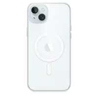 Apple - Hintere Abdeckung für Mobiltelefon - kompatibel mit MagSafe - Polycarbonat - klar - für iPhone 15 Plus