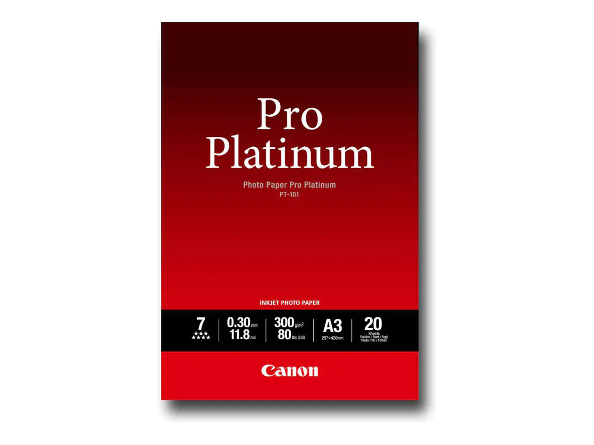 Canon Photo Paper Pro Platinum - A3 (297 x 420 2768B017
