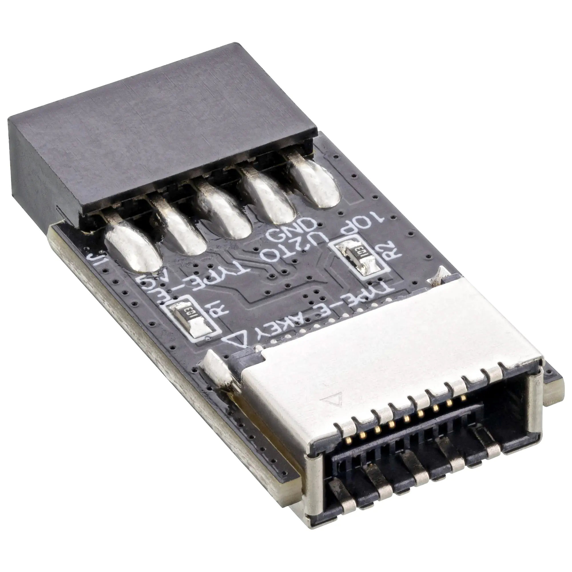 InLine USB 2.0 zu 3.2 Typ-E Key-A Adapter intern - Adapter