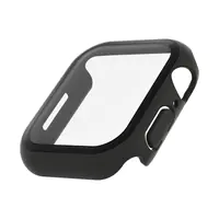 Belkin SCREENFORCE TemperedCurve - Stoßstange für Smartwatch - 2-in-1 - Polycarbonat, gehärtetes Glas (9H) - Schwarz