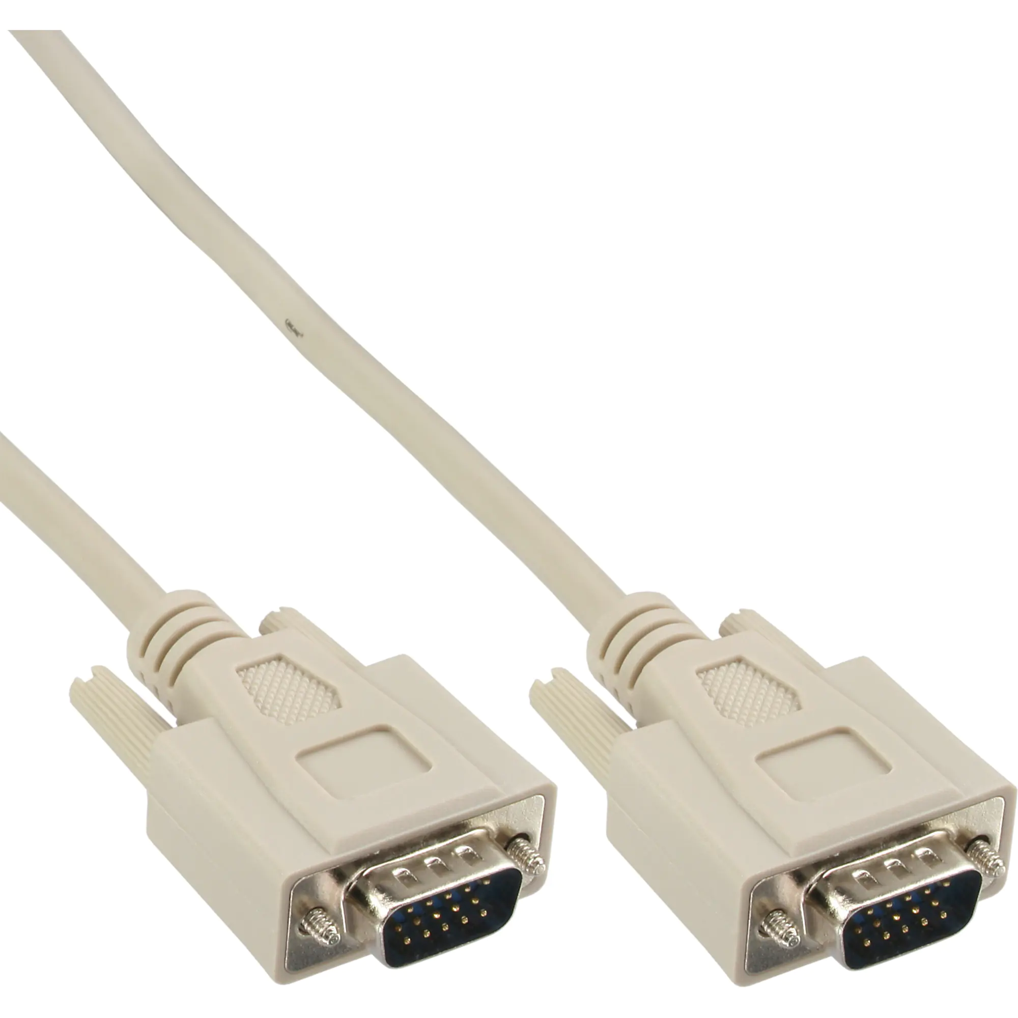 InLine - VGA-Kabel - HD-15 (VGA) (M) zu HD-15 (VGA) (M) - 5 m - geformt - beige InLine - VGA-Kabel - HD-15 (VGA) (M) zu HD-15 (VGA) (M) - 5 m - geformt - beige