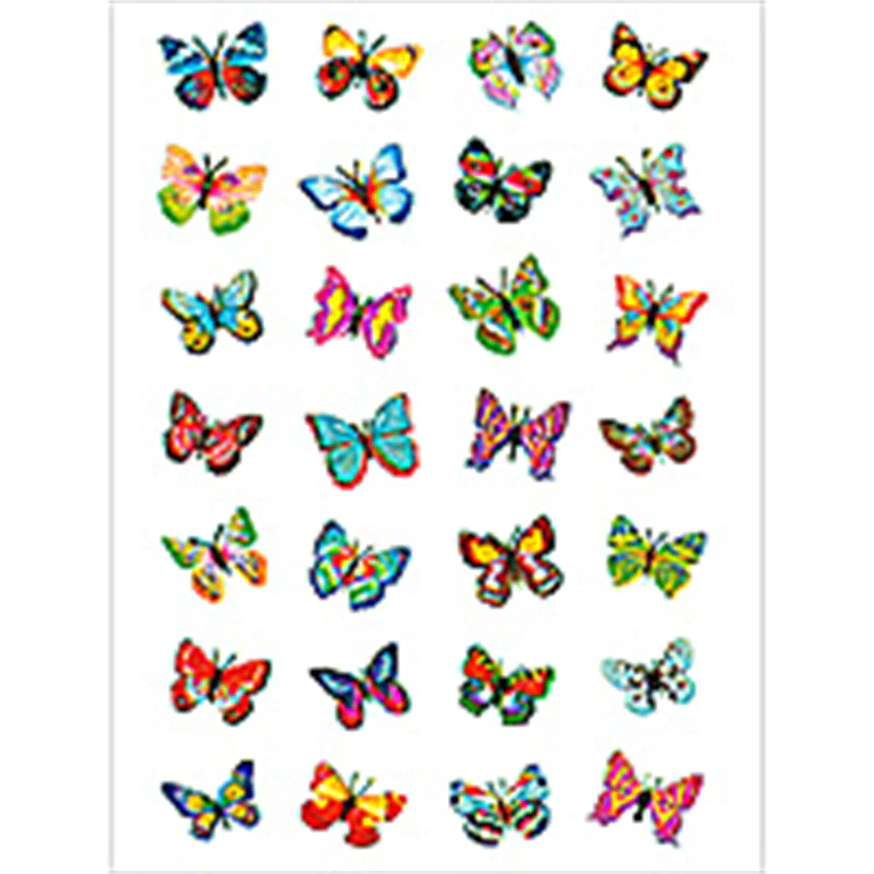 HERMA Decorative label MAGIC butterflies, glittery 1 sheet 6819