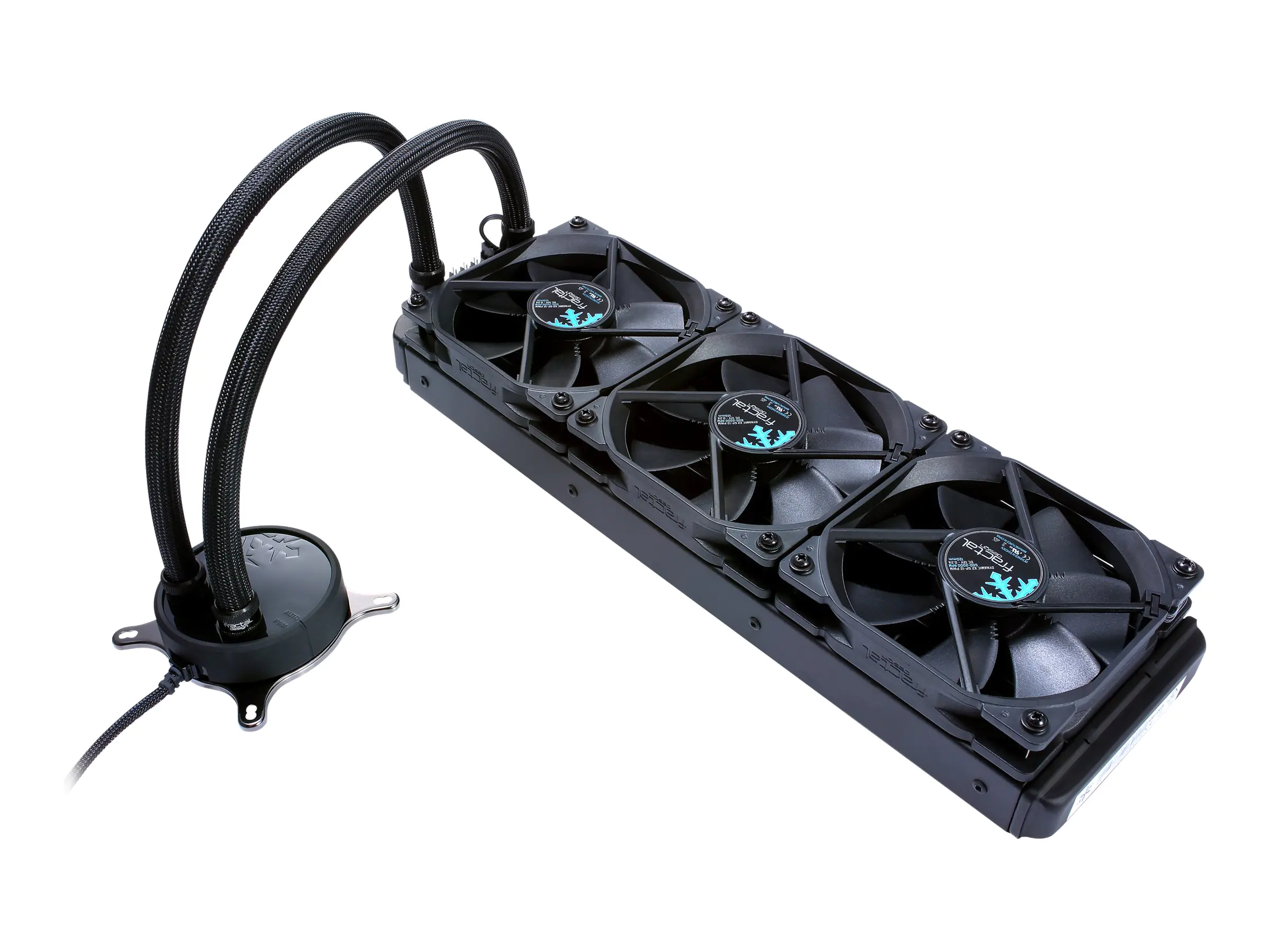 Fractal Design Celsius S36 BKO - Prozessor-Flüssigkeitskühlsystem - (für: LGA1156, AM2, AM2+, LGA1366, AM3, LGA1155, AM3+, LGA2011, FM1, FM2, LGA1150, FM2+, LGA2011-3, LGA1151, AM4, TR4) - Aluminium