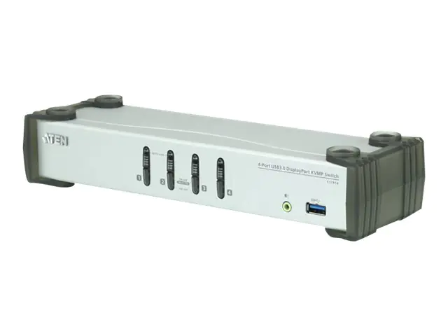 ATEN CS1914 KVMP Switch - KVM-/Audio-/USB-Switch - 4 x KVM/Audio/USB - 1 lokaler Benutzer - Desktop ATEN CS1914 KVMP Switch - KVM-/Audio-/USB-Switch - 4 x KVM/Audio/USB - 1 lokaler Benutzer - Desktop