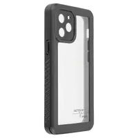 4smarts Active Pro Stark - Wasserdichtes Schutzgehäuse für Mobiltelefon - widerstandsfähig - Polycarbonat, Gummi - Schwarz, durchsichtig - für Apple iPhone 13 Pro