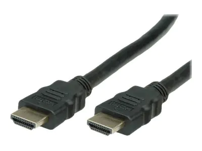 VALUE HDMI Ultra HD with Ethernet - HDMI-Kabel mit Ethernet - HDMI männlich zu HDMI männlich - 1 m - Doppelisolierung - Schwarz VALUE HDMI Ultra HD with Ethernet - HDMI-Kabel mit Ethernet - HDMI männlich zu HDMI männlich - 1 m - Doppelisolierung - Schwarz
