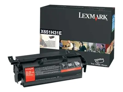 Lexmark - Hohe Ergiebigkeit - Schwarz - Original - Tonerpatrone - für Lexmark X651, X652, X654, X656, X658