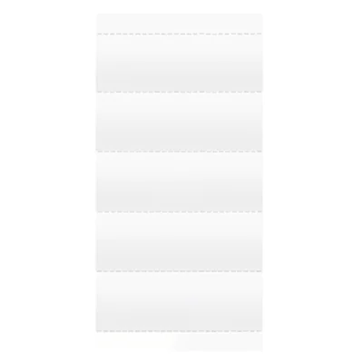 Falken Beschriftungsschilder für Haengeregister weiß 100 St. - Karton - 185 g/m² 11288172