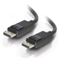 C2G 3ft Ultra High Definition DisplayPort Cable with Latches - 8K DisplayPort Cable - M/M - DisplayPort-Kabel - DisplayPort (M) zu DisplayPort (M) - 91.4 cm - eingerastet - Schwarz