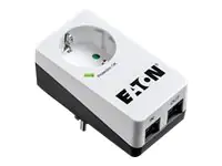 Eaton Protection Box 1 Tel@ DIN - Überspannungsschutz - AC 220-250 V - 4000 Watt - Ausgangsanschlüsse: 1 - weiß