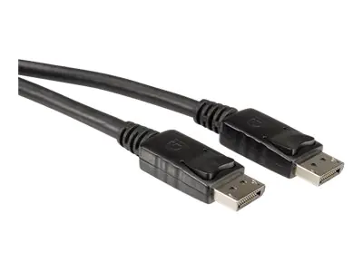 VALUE - DisplayPort-Kabel - DisplayPort (M) zu DisplayPort (M) - 7.5 m - geformt - Schwarz VALUE - DisplayPort-Kabel - DisplayPort (M) zu DisplayPort (M) - 7.5 m - geformt - Schwarz