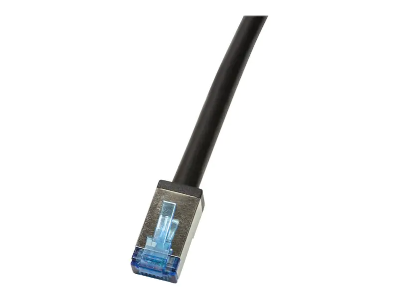 LogiLink Professional - Patch-Kabel - RJ-45 (M) zu RJ-45 (M) - 5 m - SFTP - CAT 6a - im Freien, halogenfrei - Schwarz