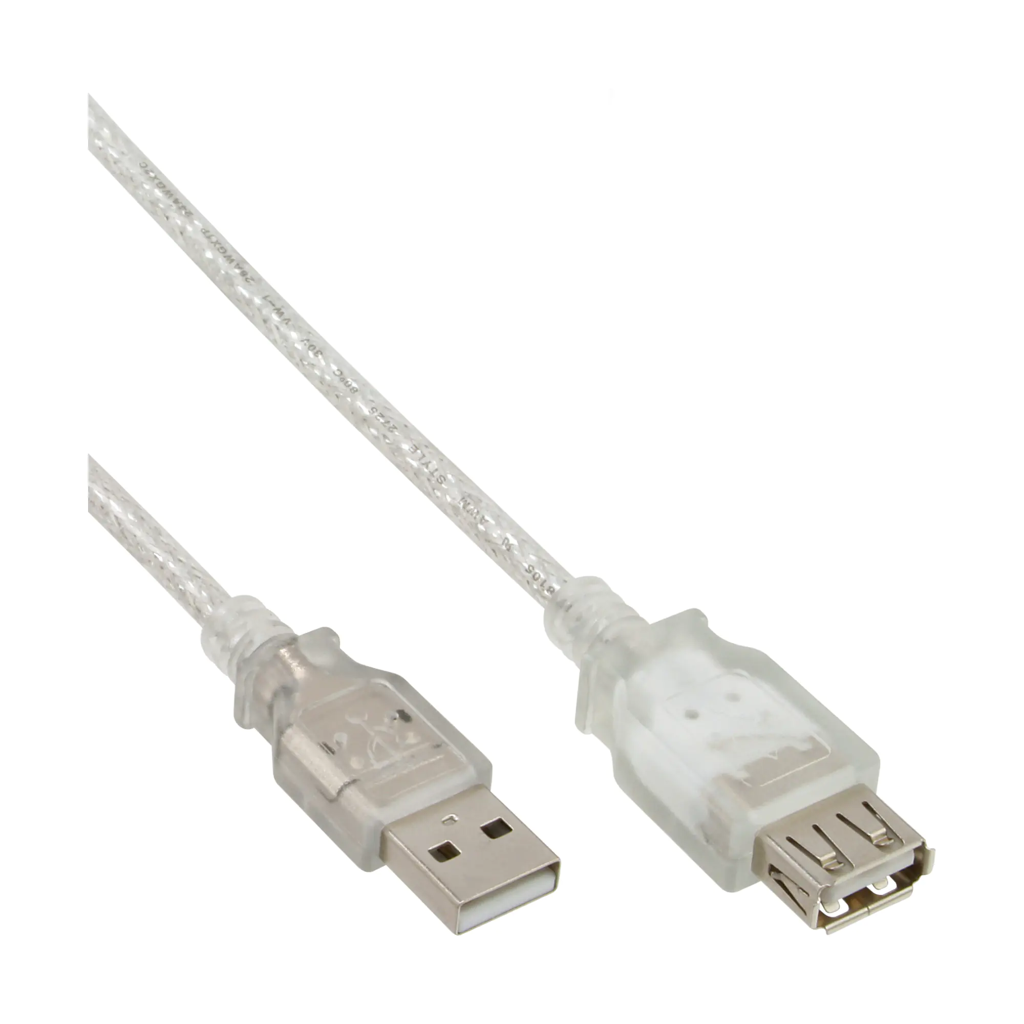 InLine - USB-Verlängerungskabel - USB (M) zu USB (W) - USB 2.0 - 2 m - beige