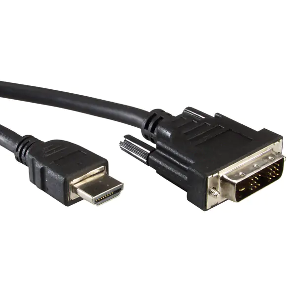 Secomp VALUE - Adapterkabel - HDMI männlich zu DVI-D männlich - 1 m - Schwarz Secomp VALUE - Adapterkabel - HDMI männlich zu DVI-D männlich - 1 m - Schwarz