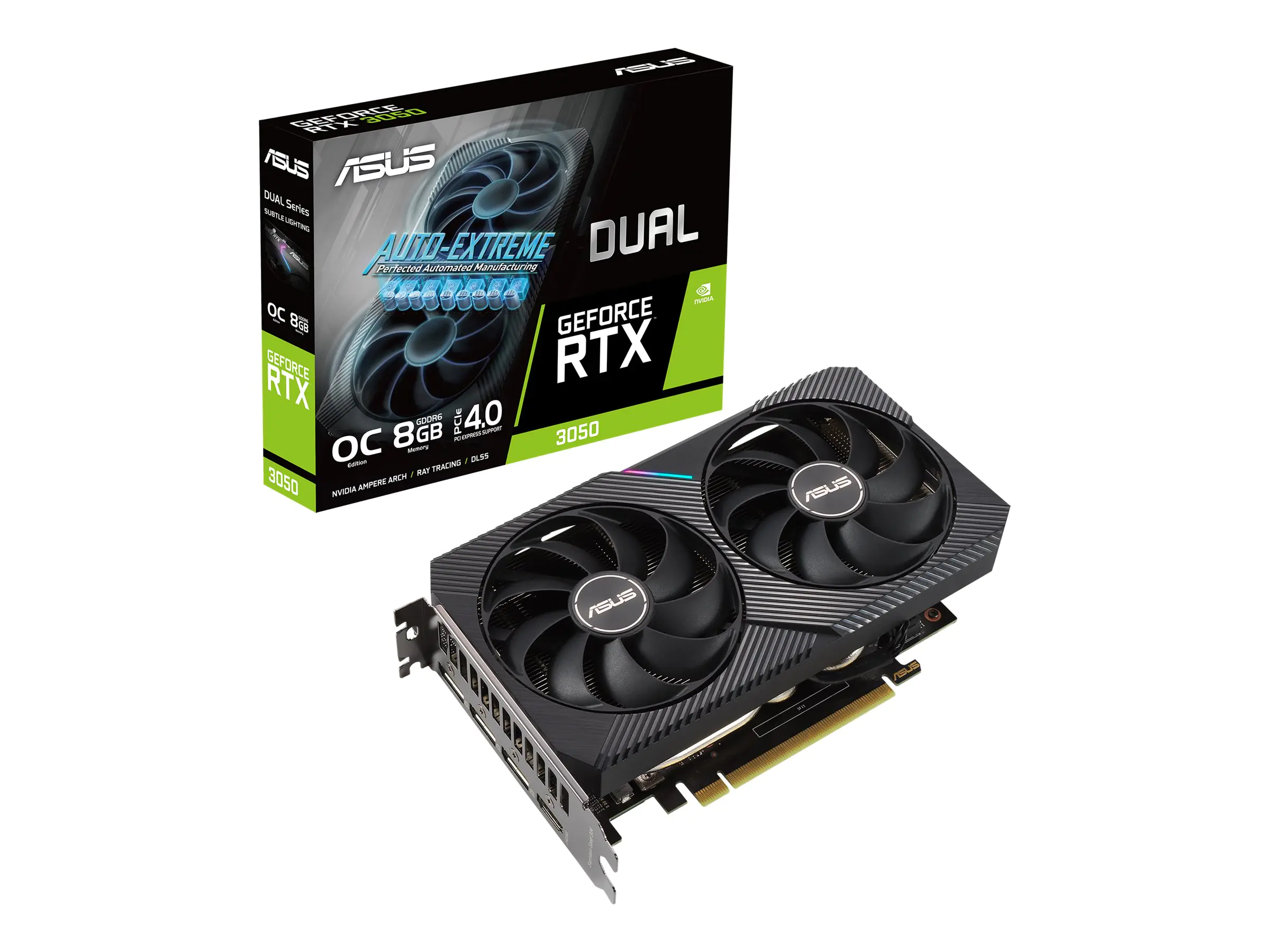 ASUS Dual GeForce RTX 3050 OC Edition - Grafikkarte 90YV0HH0-M0NA00