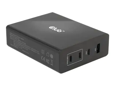 Club 3D CAC-1906 - Netzteil - Wechselstrom 100-240 V - 132 Watt - Ausgangsanschlüsse: 4