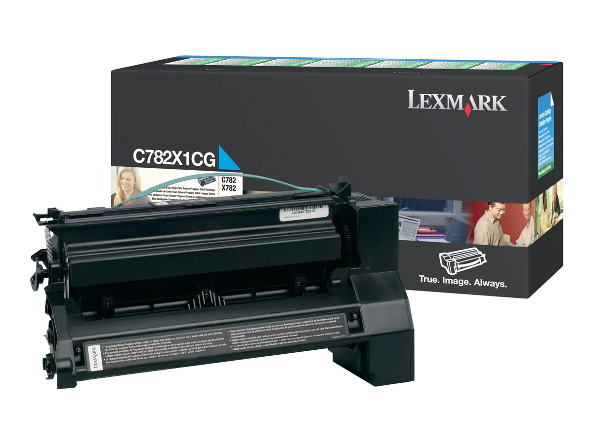 Lexmark - Besonders hohe Ergiebigkeit - Cyan - Original - Tonerpatrone LCCP, LRP - für Lexmark C782dn, C782dtn, C782n, X782e, X782e MFP, X782e Page Plus Solution