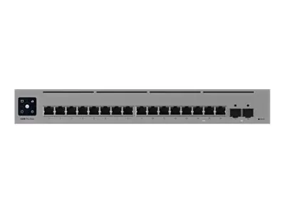 UbiQuiti Switch full managed Layer3 18 Port• 4x 2.5 GbE• 12x• 2x SFP+• Desktop• - Switch -