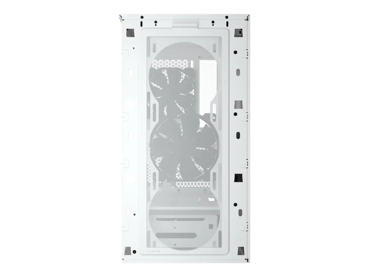 CORSAIR 4000D AIRFLOW - Tower - ATX - Seitenteil mit Fenster (gehärtetes Glas) - keine Spannungsversorgung (ATX) - weiß - USB/Audio