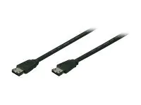 LogiLink - eSATA-Kabel - eSATA (M) zu eSATA (M) - 75 cm - eingerastet