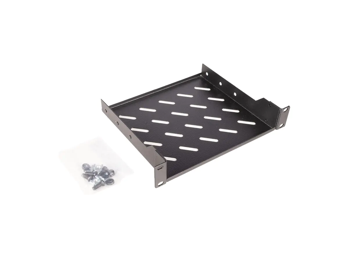 ROLINE 10 Zoll Fachboden 1 HE 200 T schwarz