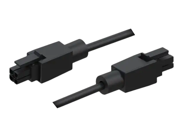 Teltonika - Stromkabel - 4-poliger Steckverbinder (3 mm Rastermaß) (M) zu 4-poliger Steckverbinder (3 mm Rastermaß) (M) - 30 V - 2 A - 1 m - verseilt - Schwarz