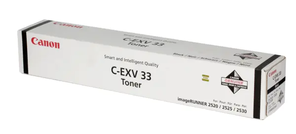 Canon C-EXV 33 - Schwarz - Original - Tonerpatrone - für imageRUNNER 2520, 2520i, 2525, 2525i, 2530, 2530i Canon C-EXV 33 - Schwarz - Original - Tonerpatrone - für imageRUNNER 2520, 2520i, 2525, 2525i, 2530, 2530i