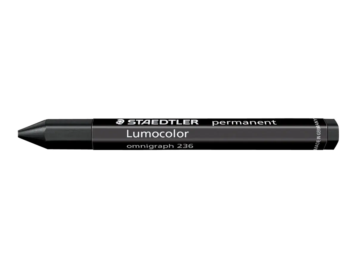 STAEDTLER Lumocolor omnigraph 236 - Farbstift - permanent - Schwarz (Packung mit 12) 236-9