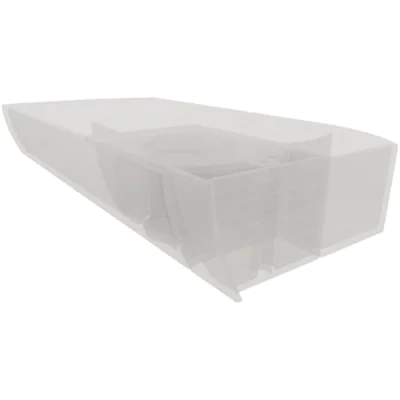 NowyStyl Ablageschale Schreibtisch eModel 2.0 MINI 29,6 x 4,5 x 13,7 cm (B x H x T) Kunststoff transparent