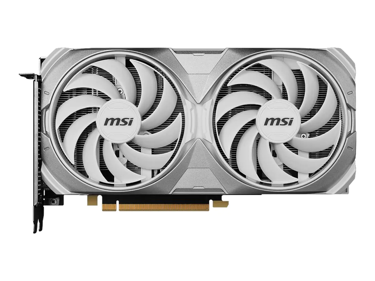 MSI GeForce RTX 4070 VENTUS 2X WHITE 12G OC - Grafikkarten - GeForce RTX 4070 - 12 GB GDDR6X - PCIe 4.0 - 3 x DisplayPort, HDMI - weiß - Box
