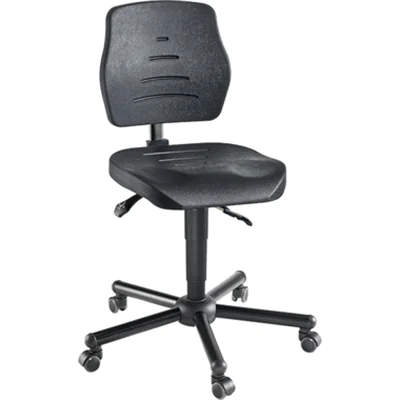 Mey Chair XXL Arbeitsdrehstuhl W15-25-TR-PU schwarz 01085