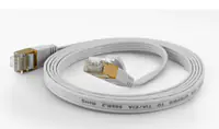 WANTEC 7011 - 10 m - Cat6a - F/UTP (FTP) - RJ-45 - RJ-45 - Weiß