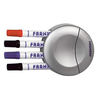 Franken Tafelschreibhalter Z1928 magnethaftend grau/silber Franken Tafelschreibhalter Z1928 magnethaftend grau/silber