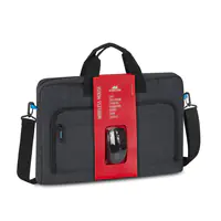 rivacase Regent 8058 - Messengerhülle - 43,9 cm (17.3 Zoll) - Schultergurt - 575 g - Schwarz - Cyan