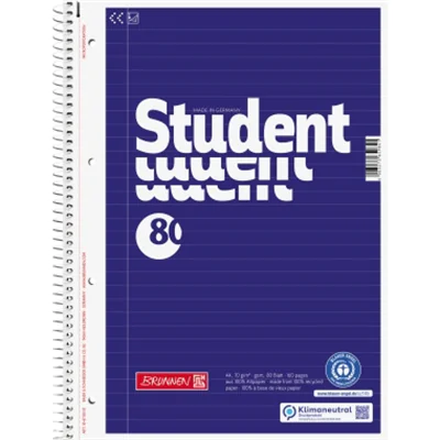 BRUNNEN Collegeblock 106783101 A4 liniert 80Bl RCP bl BRUNNEN Collegeblock 106783101 A4 liniert 80Bl RCP bl