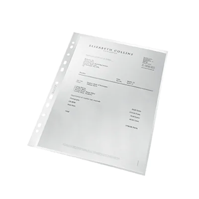 Leitz Prospekthülle Recycle DIN A4 0,10mm oben offen Polypropylen, 90 % recycelt transparent 100 St./Pack.