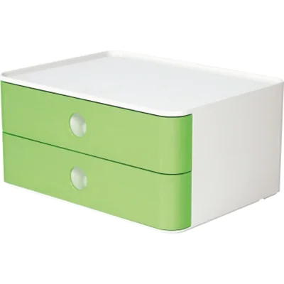HAN 1120-80 - 2 Schublade n - Acrylnitril-Butadien-Styrol ABS - Grün - Weiß - 1