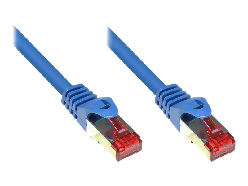 Good Connections RNS - Patch-Kabel - RJ-45 (M) bis RJ-45 (M) - 3 m - SFTP, PiMF - CAT 6 - geschirmt, ohne Haken - Blau