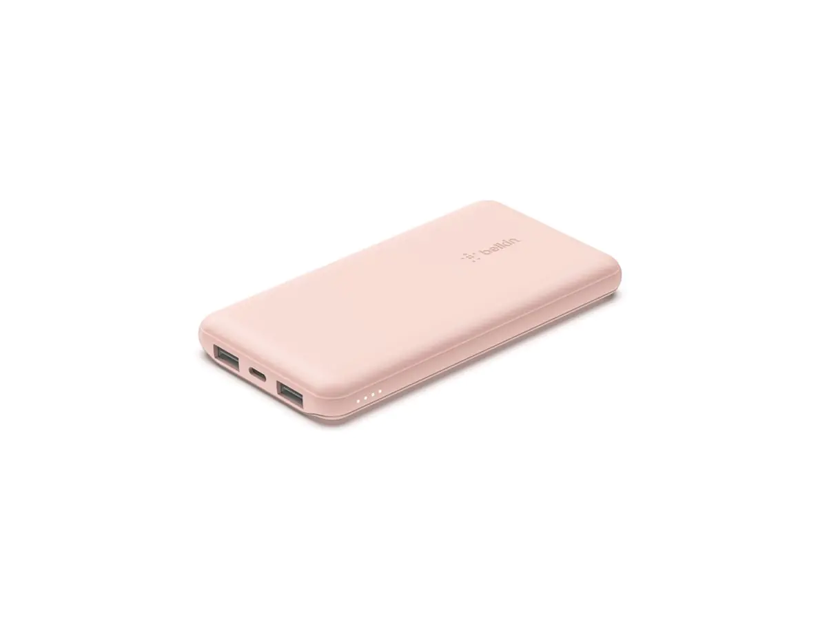 Belkin BoostCharge - Powerbank - 10000 mAh - 18 Watt - 3 Ausgabeanschlussstellen (USB-C, 2 x USB) BPB011BTRG