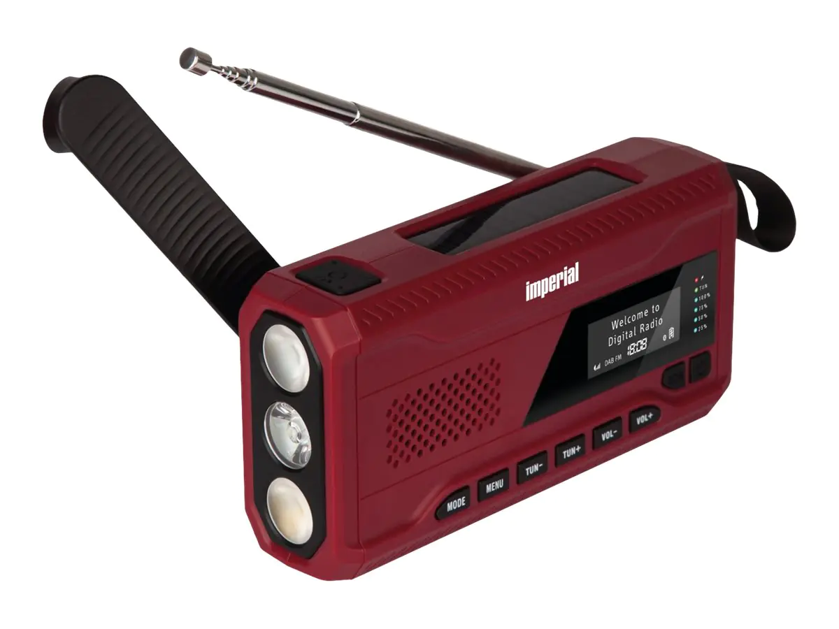 Imperial DABMAN OR 2 - Tragbares DAB-Radio - Rot