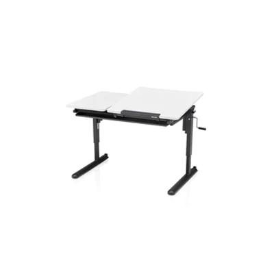 KETTLER Schreibtisch Maße: 1.095 x 535-820 x 715 mm (B x H x T) Spanplatte, melaminharzbeschichtet alpinweiß