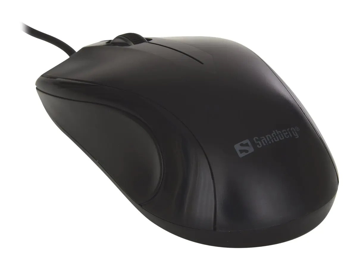 Sandberg USB Mouse - Maus - optisch - 3 Tasten - kabelgebunden - USB