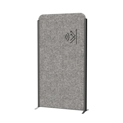 MAUL Stellwand MAULcocoon 100 x 180 cm (B x H) Zweibeinstativ 100 % PES-Fasern, 20 % recycelt dunkelgrau MAUL Stellwand MAULcocoon 100 x 180 cm (B x H) Zweibeinstativ 100 % PES-Fasern, 20 % recycelt dunkelgrau