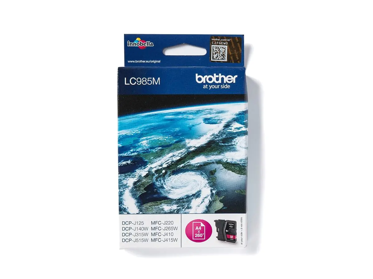 Brother LC985M - 10 ml - Magenta - Original - Tintenpatrone - für Brother DCP-J125, DCP-J140, DCP-J315, DCP-J515, MFC-J220, MFC-J265, MFC-J410, MFC-J415