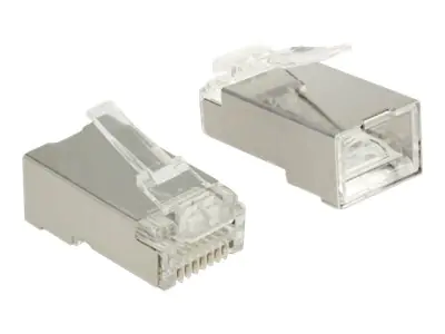 DeLOCK - Netzwerkanschluss - RJ-45 (M) - UTP - 5 - 6.5 mm - CAT 5e - durchsichtig (Packung mit 20)