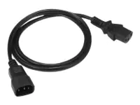 Zebra - Stromkabel - power IEC 60320 C13 zu IEC 60320 C14 - 1 m