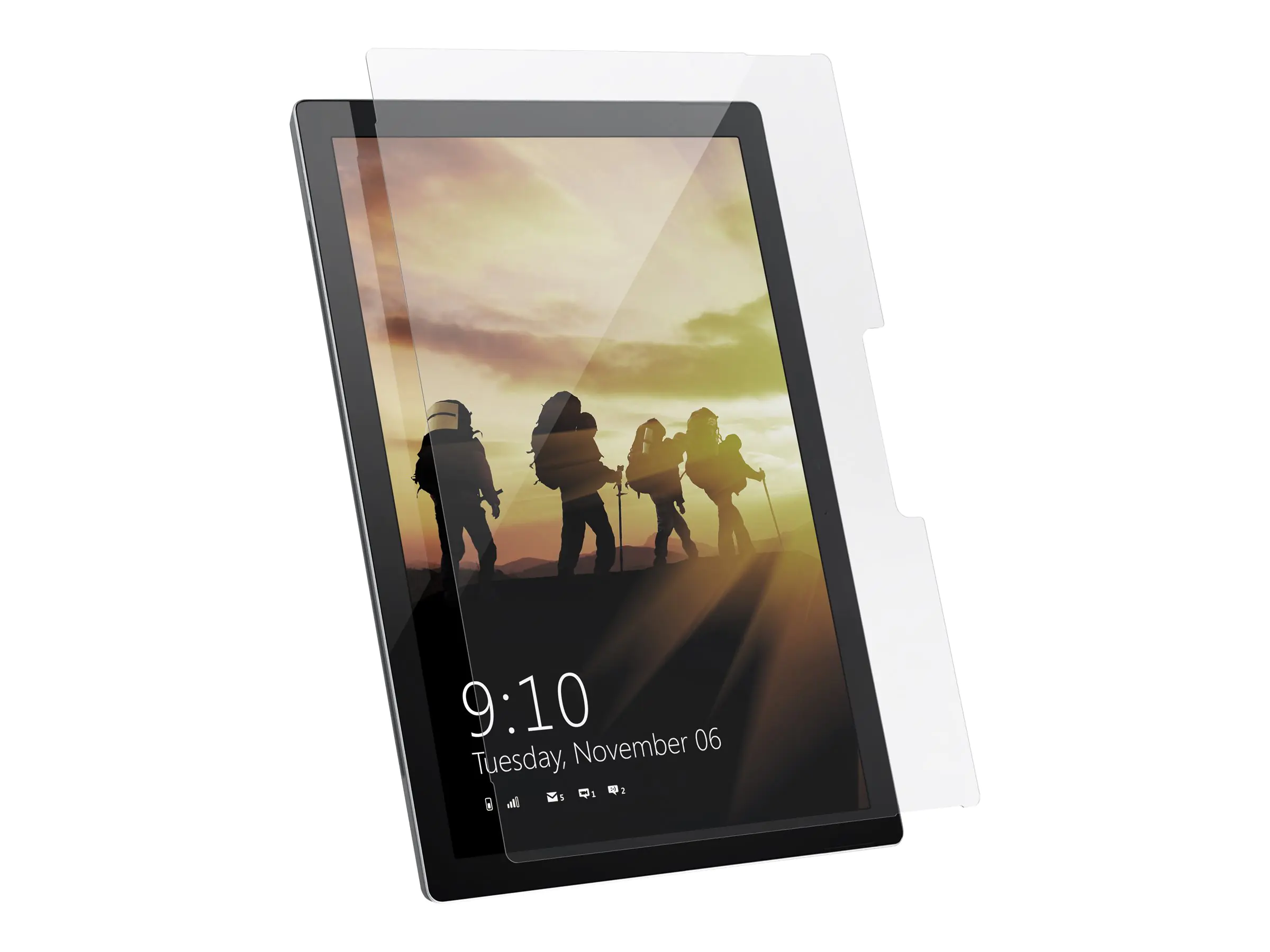 UAG Tempered Glass Screen Shield for Surface Pro 7+/7/6/5/4/3/LTE - Bildschirmschutz für Tablet - glass - klar - für Microsoft Surface Pro (Mitte 2017), Pro 3, Pro 4, Pro 6, Pro 7, Pro 7+