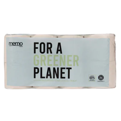memo Toilettenpapier 3-lagig weiß 150 Bl./Rl. 7 x 8 Rl./Pack.