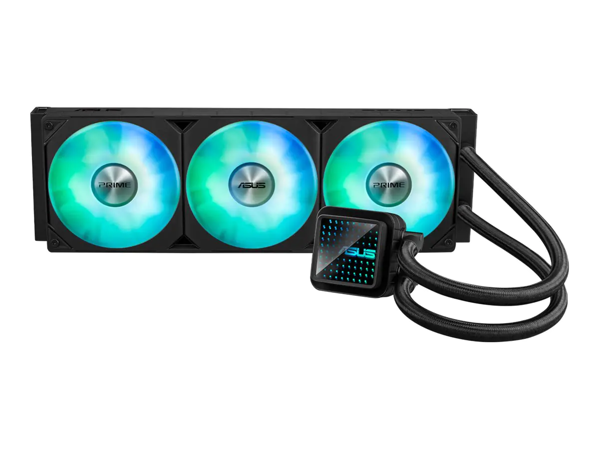 ASUS Prime LC 360 ARGB - Prozessor-Flüssigkeitskühlsystem - Kühlergröße: 360 mm - (für: AM4, AM5, LGA1700, LGA1200, LGA115x Socket, LGA1851) - Kupfer - 120 mm