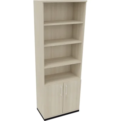 Kombischrank 2OH Tür 4OH Regal B800xT442xH2221mm an/Akazie